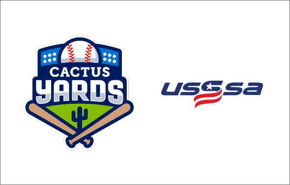 Baseball-Resources_Cactus-Yards Cactus Yards and USSSA logos
