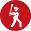 Icon_Practices Batter inside red circle